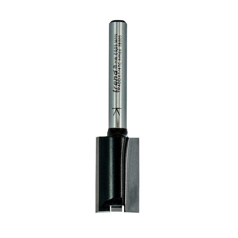 Trend Tools TR40DX1/4TC Two Flute Cutter 15Mm Diameter