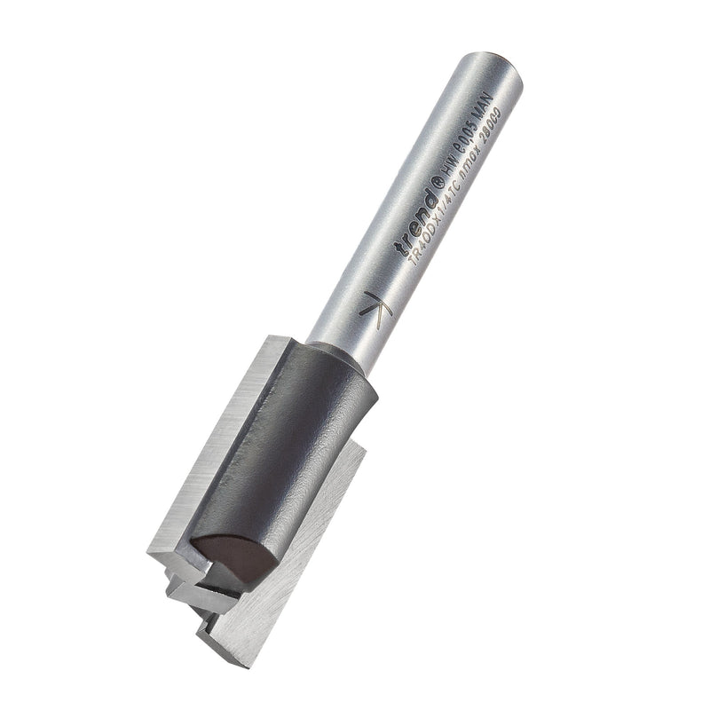 Trend Tools TR40DX1/4TC Two Flute Cutter 15Mm Diameter