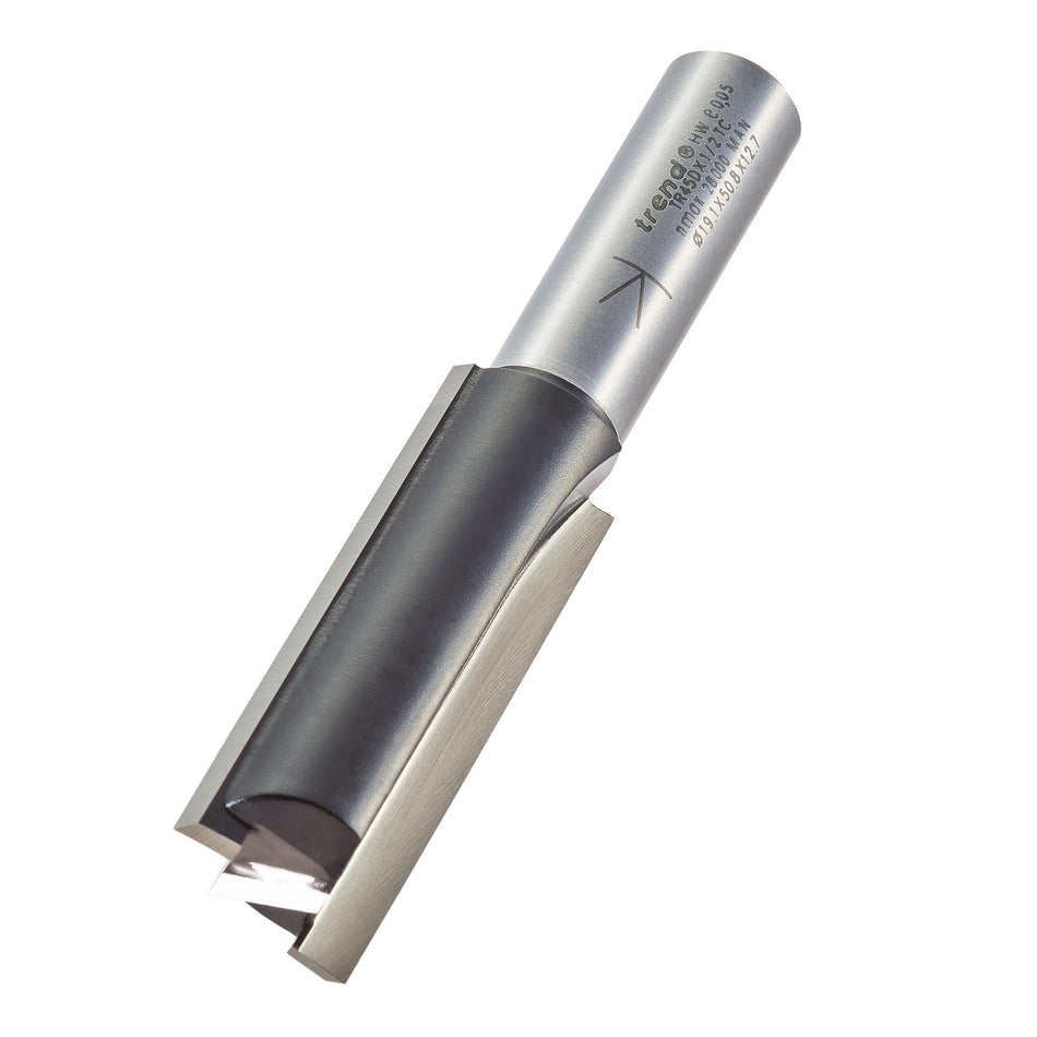 Trend Tools TR45DX1/2TC Two Flute Cutter 19.1Mm Dia X 51Mm Cut C/T