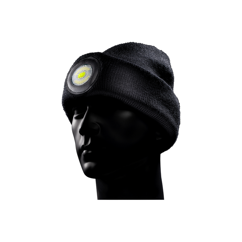 Unilite BLT-1 Black beanie with 250 Lumen LED with additional red light mode.