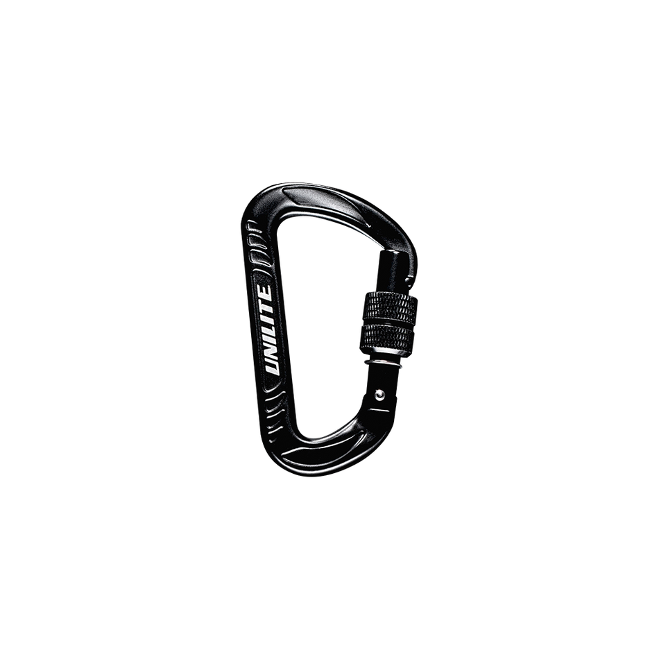Unilite CARABINER-12KN Aluminium D-shape Carabiner for attaching tools & work bags.