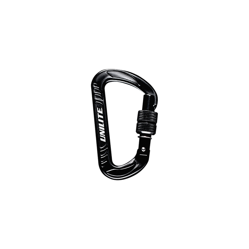Unilite CARABINER-12KN Aluminium D-shape Carabiner for attaching tools & work bags.