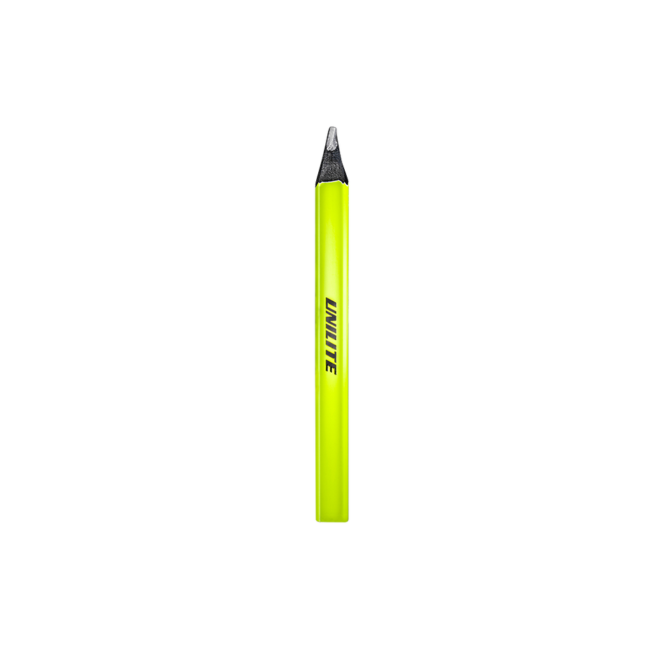 Unilite CP-10 Pack of 10 Neon Yellow Carpenters Pencils