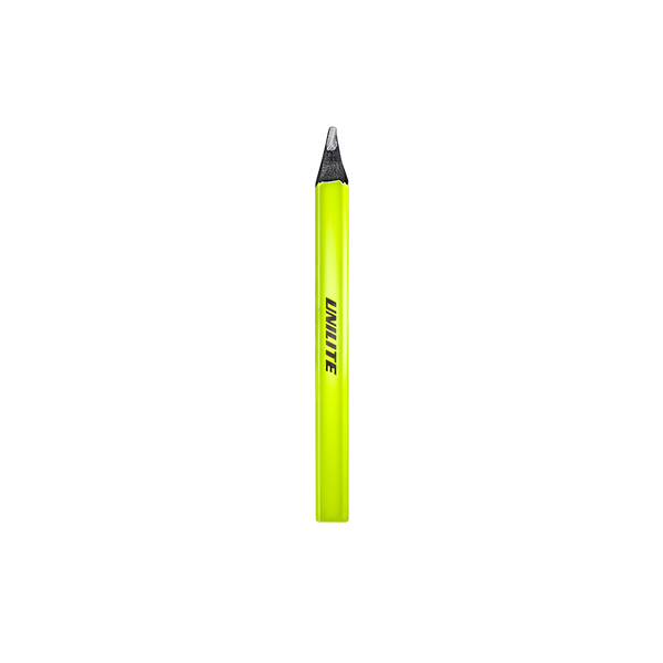 Unilite CP-10 Pack of 10 Neon Yellow Carpenters Pencils