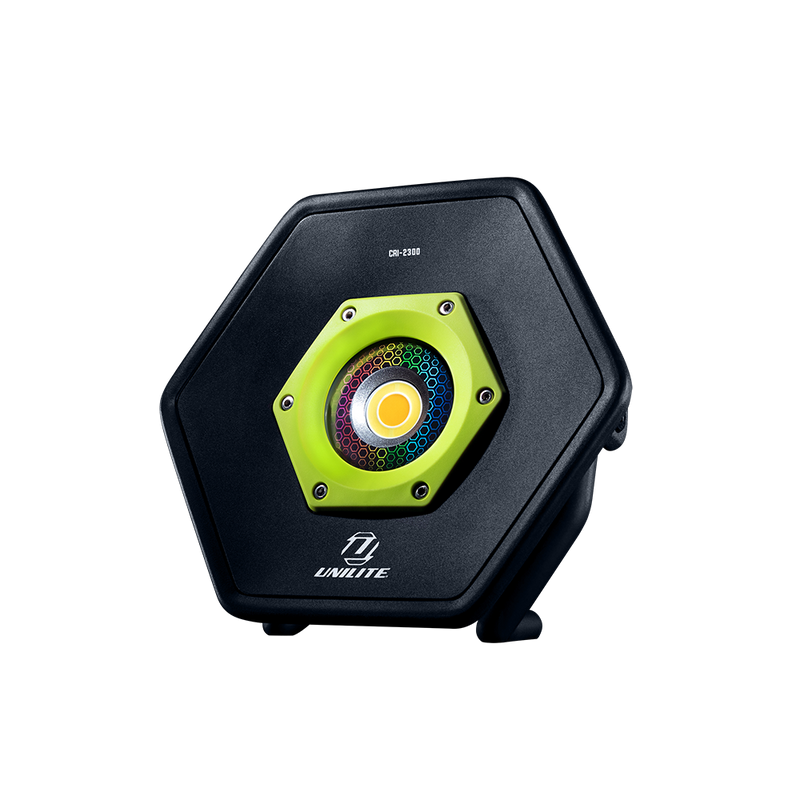 Unilite CRI-2300 Powerful Dual powered high CRI (96+) site light with 5 colour temperatures.