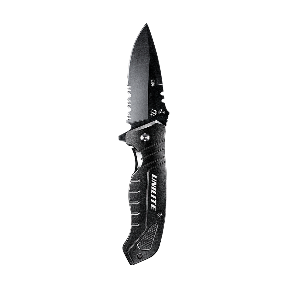 Unilite EK4 Serrated heavy duty folding knife for electricians.