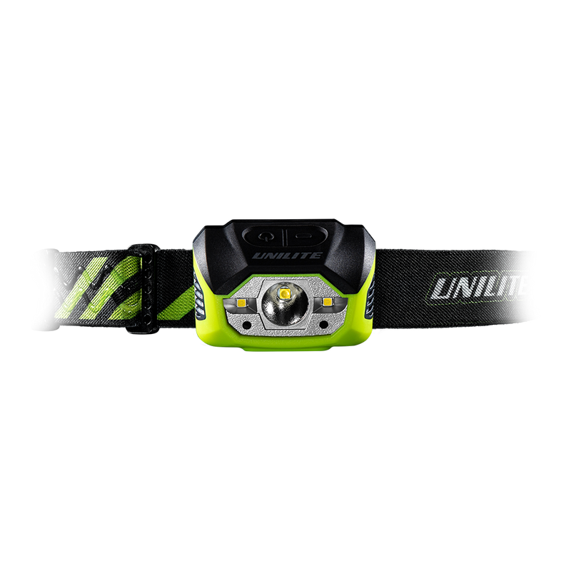 Unilite HL-7R Powerful LED Head torch with hands free sensor and rechargeable battery.