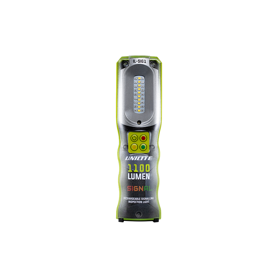 Unilite IL-SIG1 Powerful LED Signal Inspection Light with 5 light modes and magnetic hanging hook.