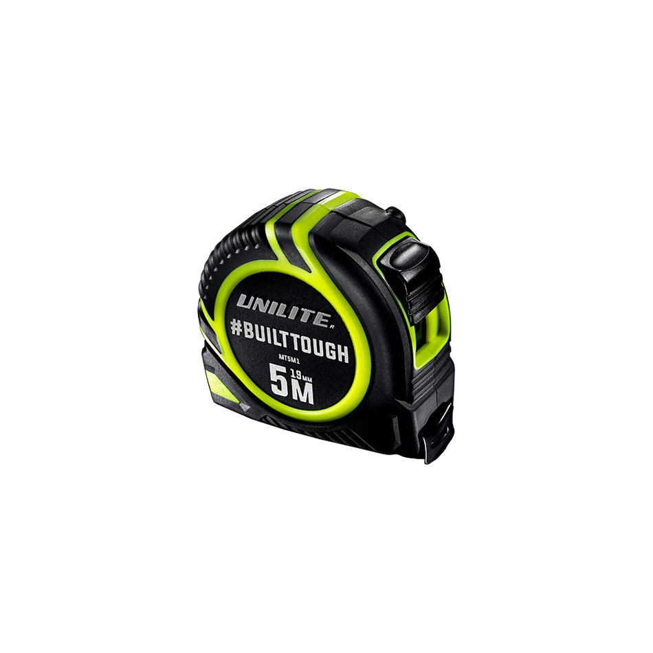 Unilite MT5M1 Heavy duty 5m tape measure with 19mm wide blade