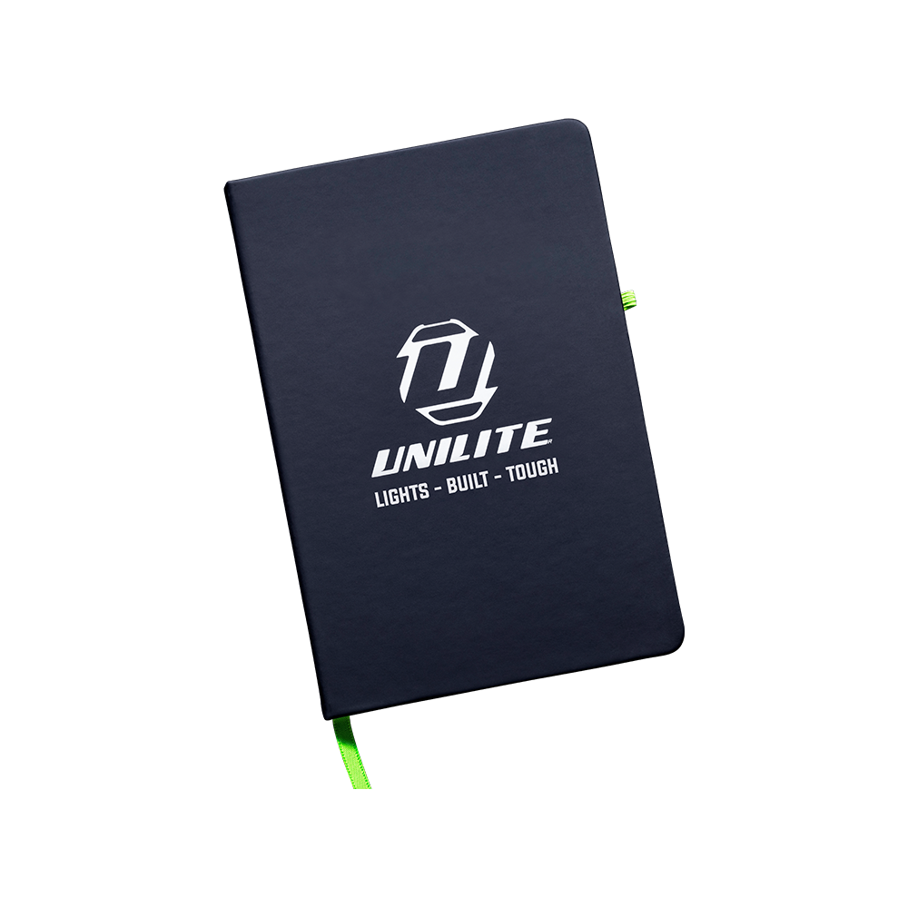 Unilite NOTEPAD Unilite branded notepad in A5 Size with printed lines ...