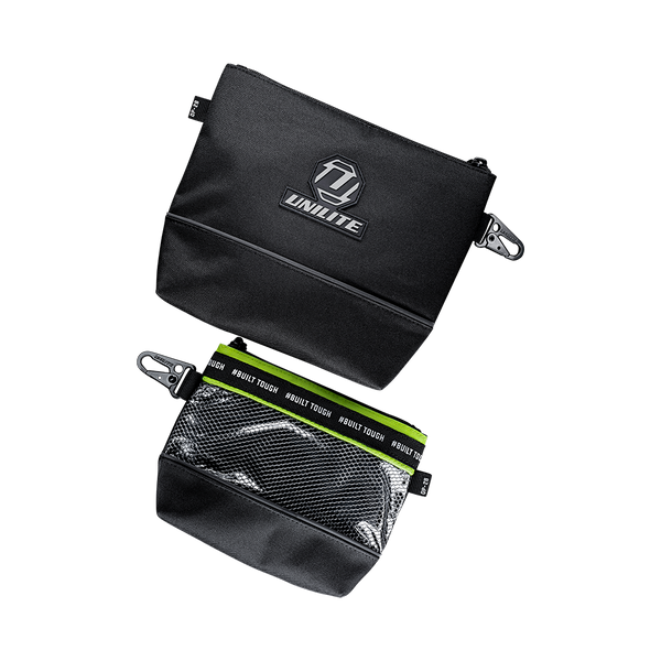 Unilite OP-2B Set of 2 Stand up organiser pouches in different sizes.