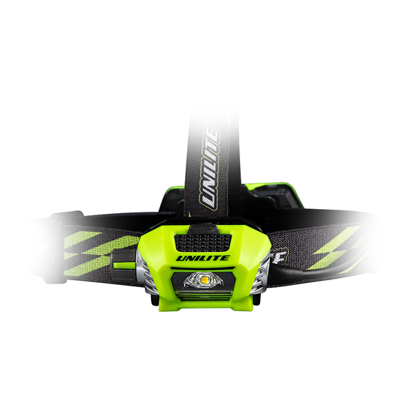 Unilite RAIL-HDL9R Powerful 750 Lumen head torch with support for 1 or 2 batteries and suitable for use on railways.