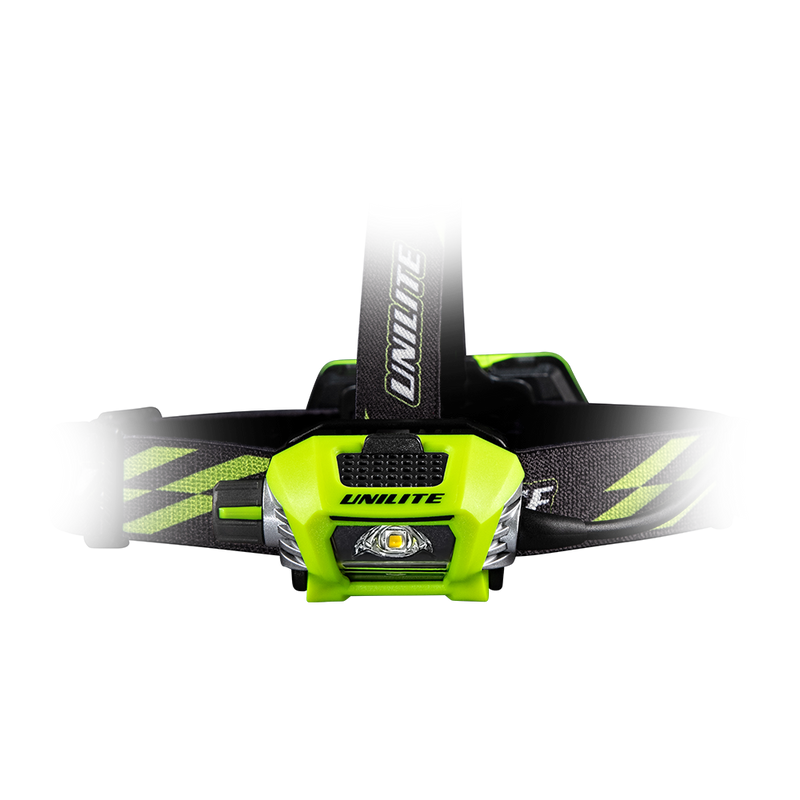 Unilite RAIL-HDL9R Powerful 750 Lumen head torch with support for 1 or 2 batteries and suitable for use on railways.