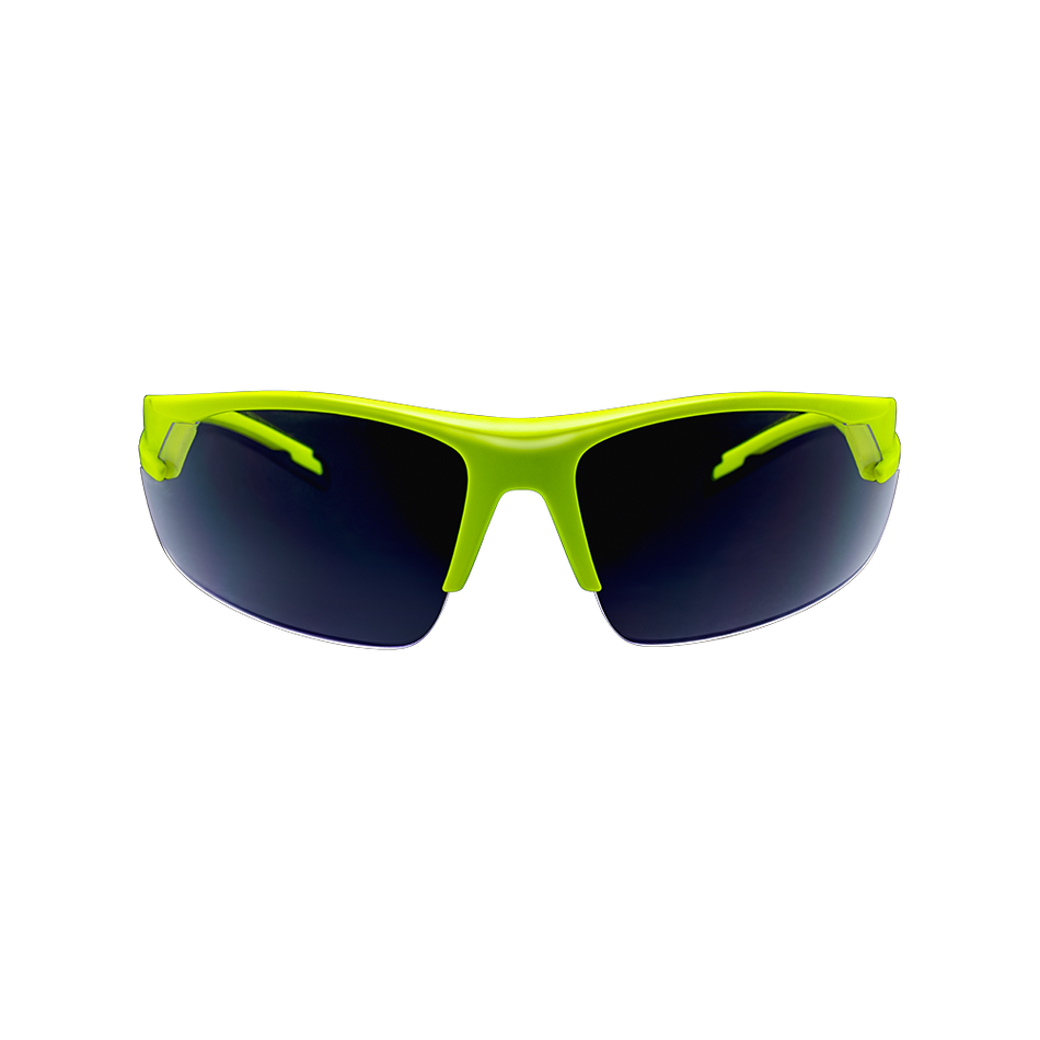 Unilite SG-YCB Yellow safety glasses with blue light filtering lenses.