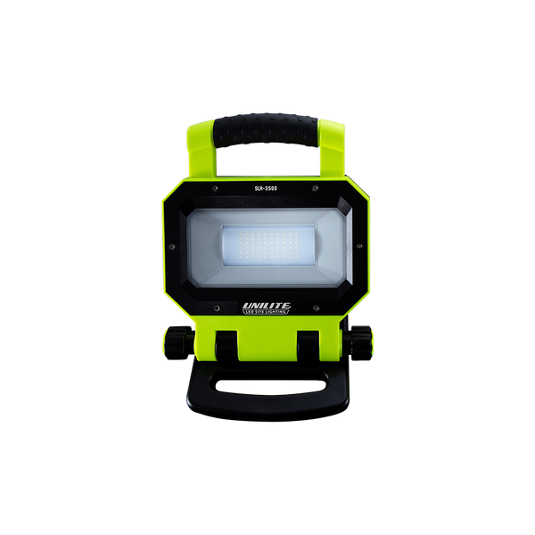 Unilite SLR-3500 Industrial work light with bright 3500 lumen output and removable battery with powerbank.