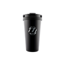 Unilite TRAVEL-MUG Double Vacuum Steel 500ml Travel Mug in matte black.