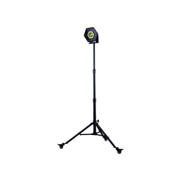 Unilite TRIPOD-SW Adjustable aluminium wheeled tripod for work lights.