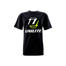 Unilite T-SHIRT Thick black cotton T-shirt with Unilite logo made from 100% cotton