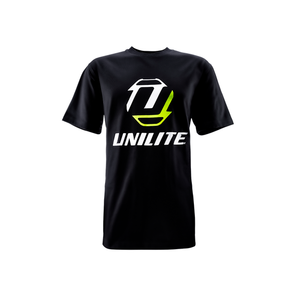 Unilite T-SHIRT Thick black cotton T-shirt with Unilite logo made from 100% cotton