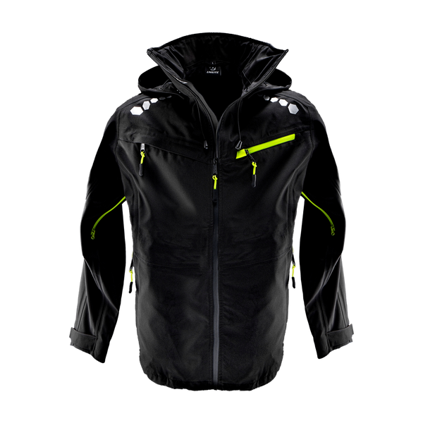 Unilite WPC Stylish triple layer Unilite water and windproof coat with peaked hood