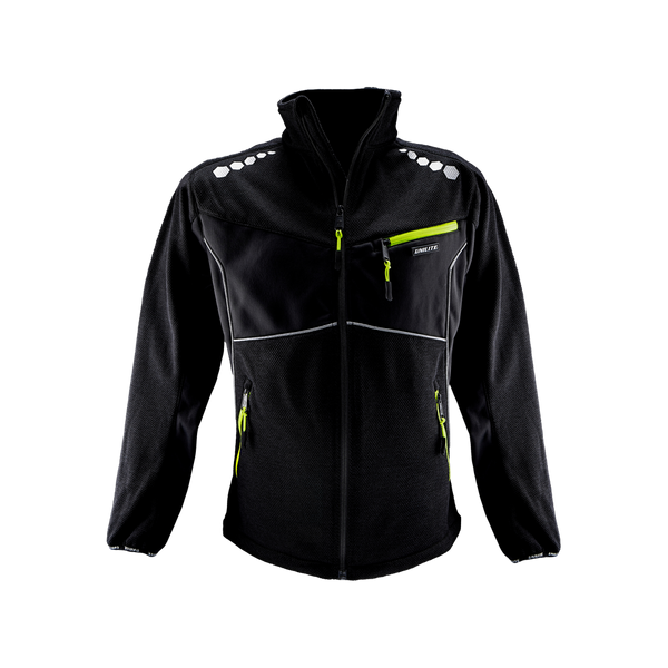 Unilite ZFJ Warm black fleece lined jumper with YKK Zippers & Windbreaker