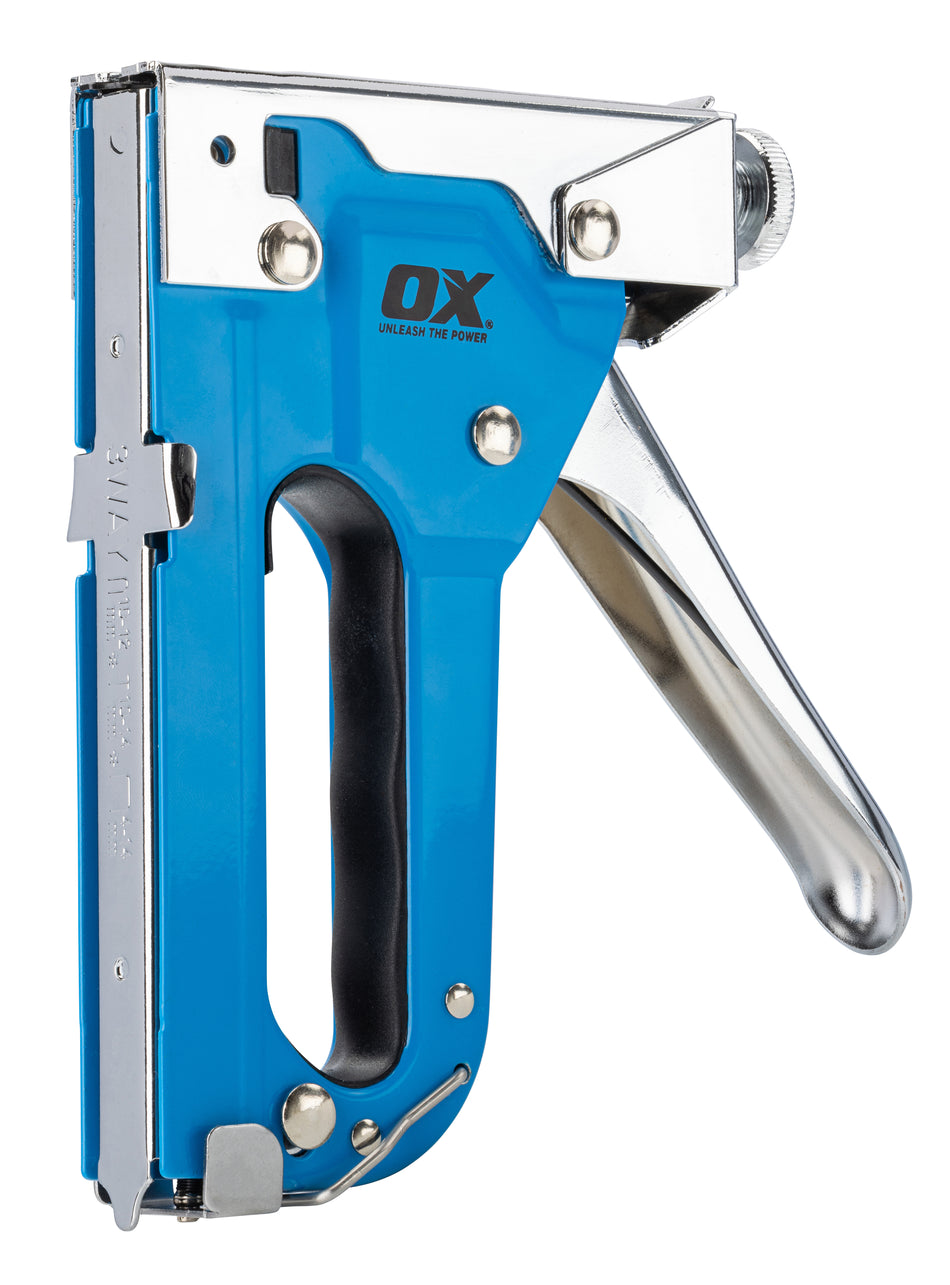 OX T316103 Trade Heavy Duty 3 Way Staple Gun