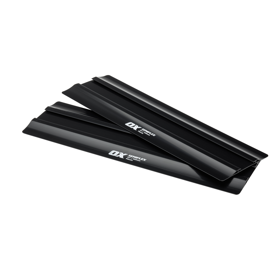 OX Tools OX-P532718 Semi Flex Plastic Replacement Blades Pack 2 - 18 Inch