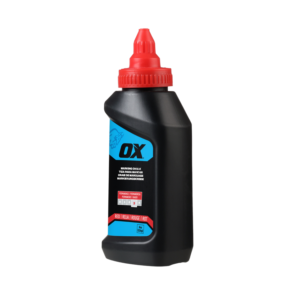 OX 8-Ounce Permanent Red Marking Chalk - Permanence 3