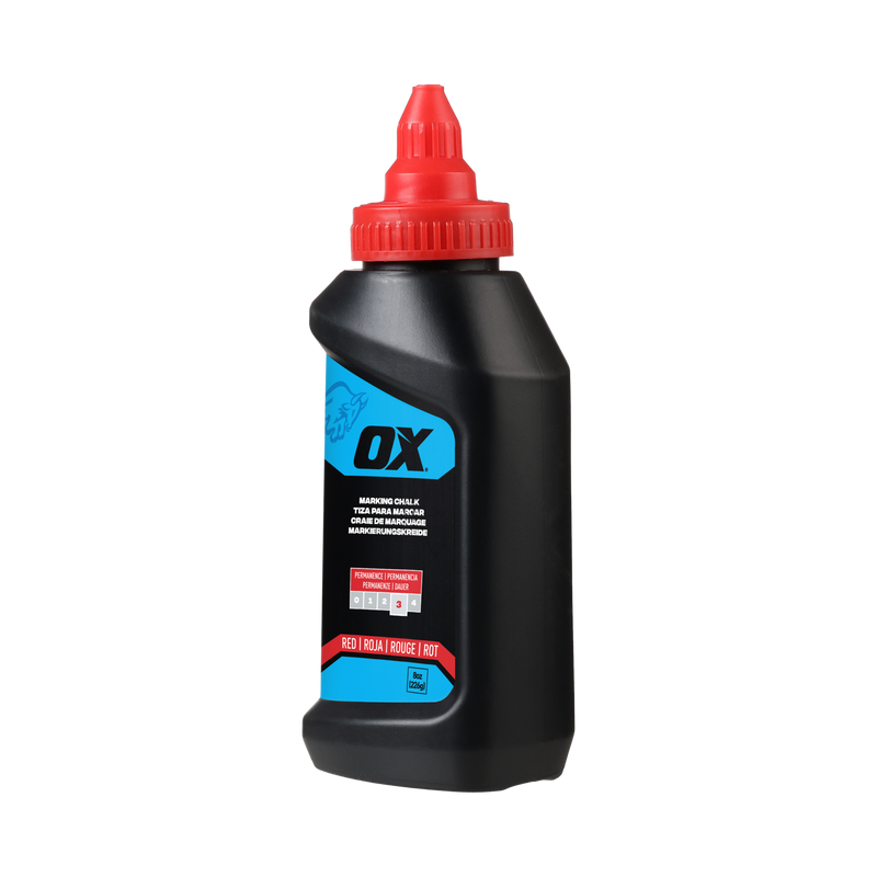 OX Hand Tools P630805 8-Ounce Permanent Red Marking Chalk - Permanence 3