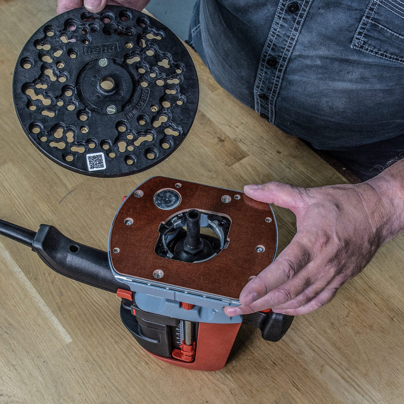Trend Tools UNIBASE/180 180Mm Universal Plunge Router Sub-Base