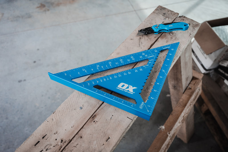 OX Tools OX-P506518 Pro Aluminium Rafters Square Metric - 180mm
