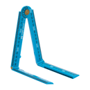 OX Tools OX-P507236 OX Pro Tuff Rule - Cyan - 600mm