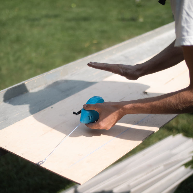 Contractor 30m/100' ABS Chalk Reel - Basic Bold Line / 1:1 Gear Ratio