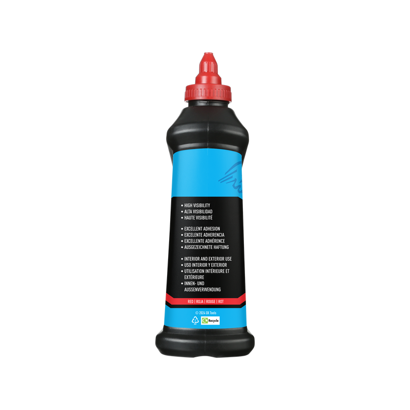 OX Hand Tools P630809 40-ounce/2.5-Pound Permanent Red Marking Chalk - Permanence 3