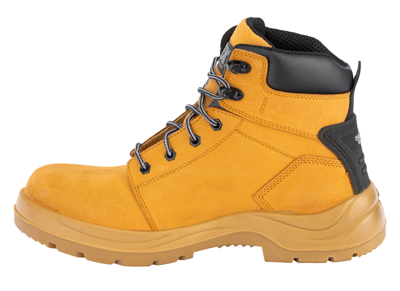 OX Safety S487910 Attitude Honey Nubuck Leather Safety Boots - Size 10