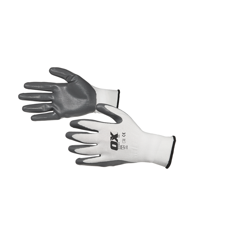 OX Tools OX-S249010 Nitrile Flex Gloves - Size 10 (XL)