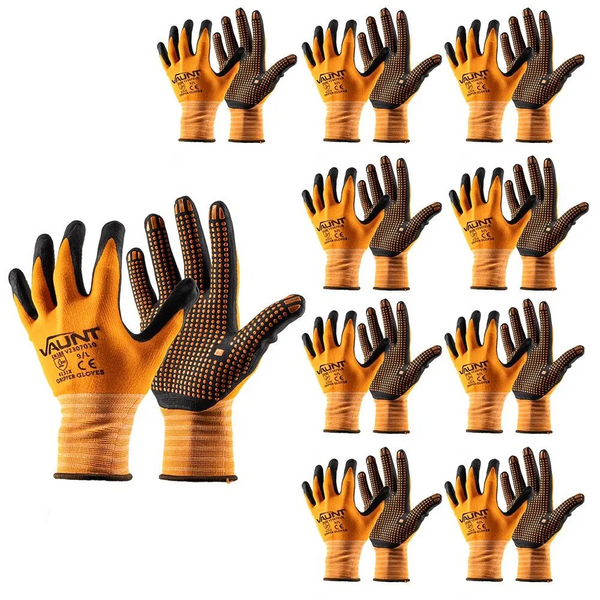 Vaunt V2307011 Gripper Gloves - Pack of 10 - Large