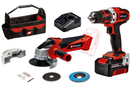 Einhell 4257240 Power Tool Kit TE-TK 18/2 Li Kit (CD+AG)