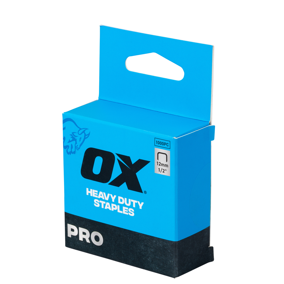 OX P316412 Pro Heavy Duty Staples - 12mm
