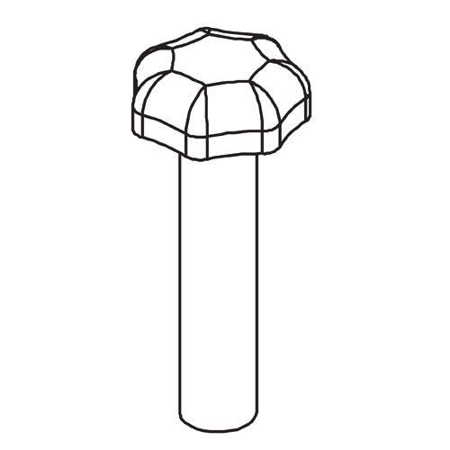 Trend Tools WP-CRTMK3/15 Back Fence Knob Unc 5/16X2" Female Crt/Mk3
