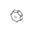 Trend Tools WP-CRTMK3/23 Knob Unc 1/4-20 Female Plastic Guard Crt/Mk3