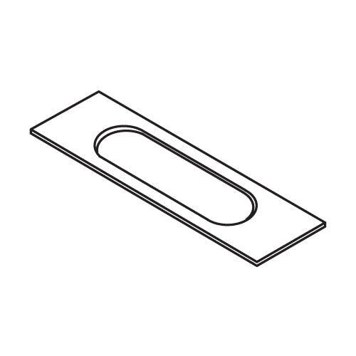 Trend Tools WP-LOCK/T/184 Lock Template 22Mm X 134Mm Faceplate Rounded Ends