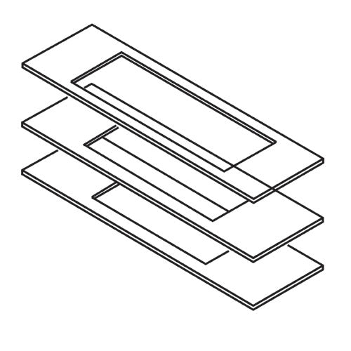 Trend Tools WP-LOCK/T/SET Lock Template Set (16 Pieces)