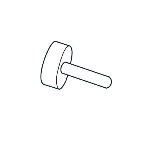 Trend Tools WP-PRT/20 Prt Lobe Knob 40Mm Diameter M8X15Mm Male