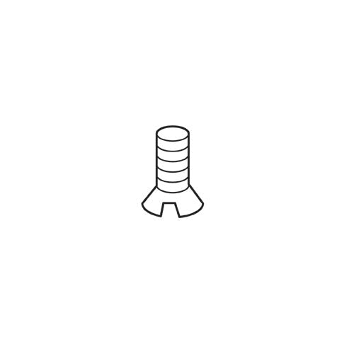 Trend Tools WP-SCW/31 M6 X 25Mm Countersunk Slot Machine Screw - Uk Only