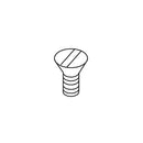 Trend Tools WP-SCW/48 M4 X 10Mm Countersunk Slot Machine Screw - Uk Only