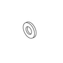 Trend Tools WP-WASH/12 Washer For M6 Form C 6.5Mm Id X 14Mm Od - Uk Only