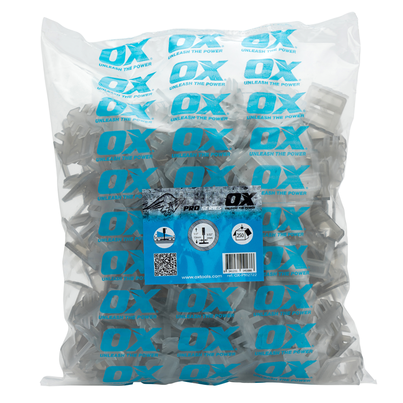 OX Tools OX-P162722 Pro Tile Level System, 2x13mm spacer, 250pack