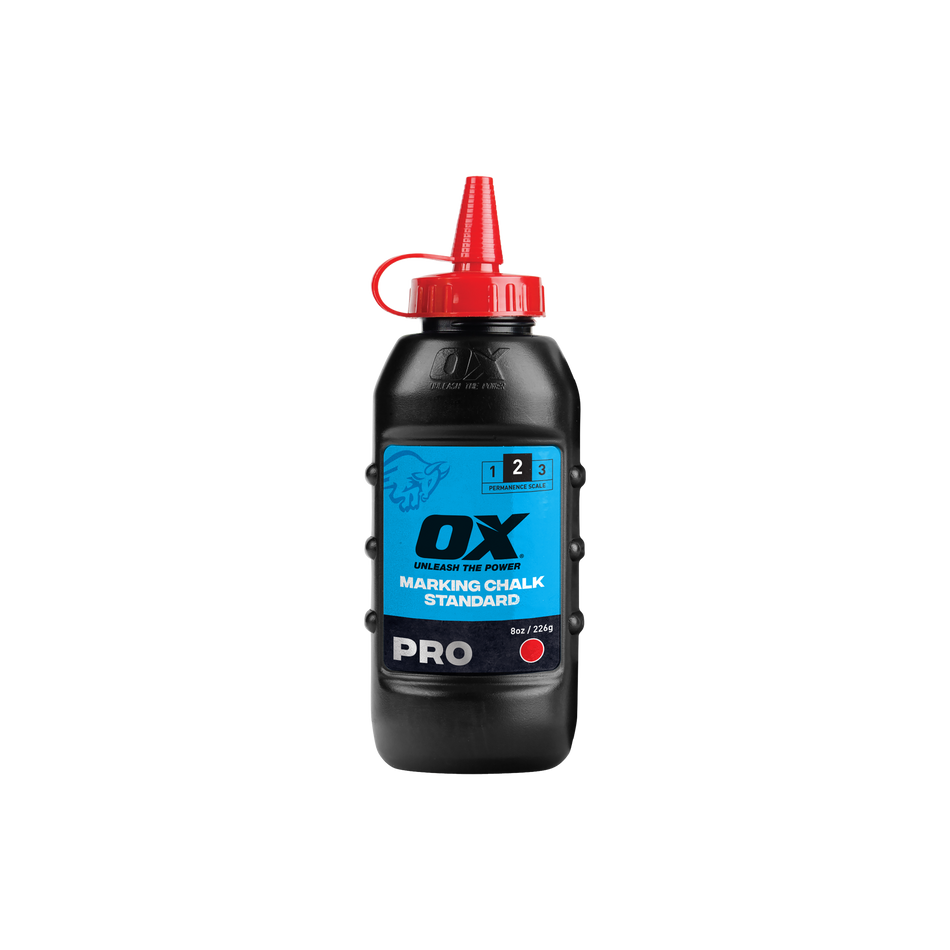 OX Tools OX-P025701 Pro Chalk Refill 226g - Red