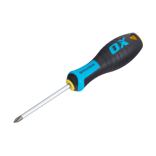 OX Tools OX-P362575 Pro Phillips Screwdriver PH1 x 75mm